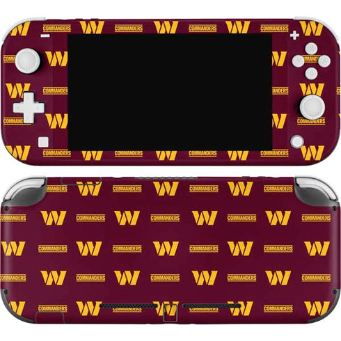 NFL Washington Commanders Blitz Series Nintendo Switch Lite Skin